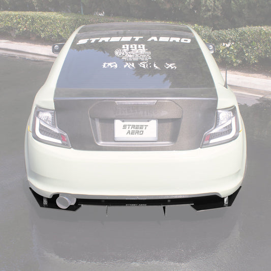 2011-2013 Scion Tc - Rear Diffuser Aerodynamics
