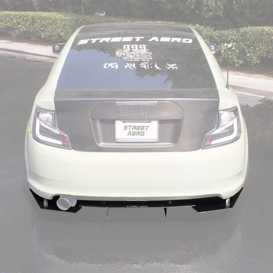 2011-2013 Scion Tc - Rear Diffuser Aerodynamics