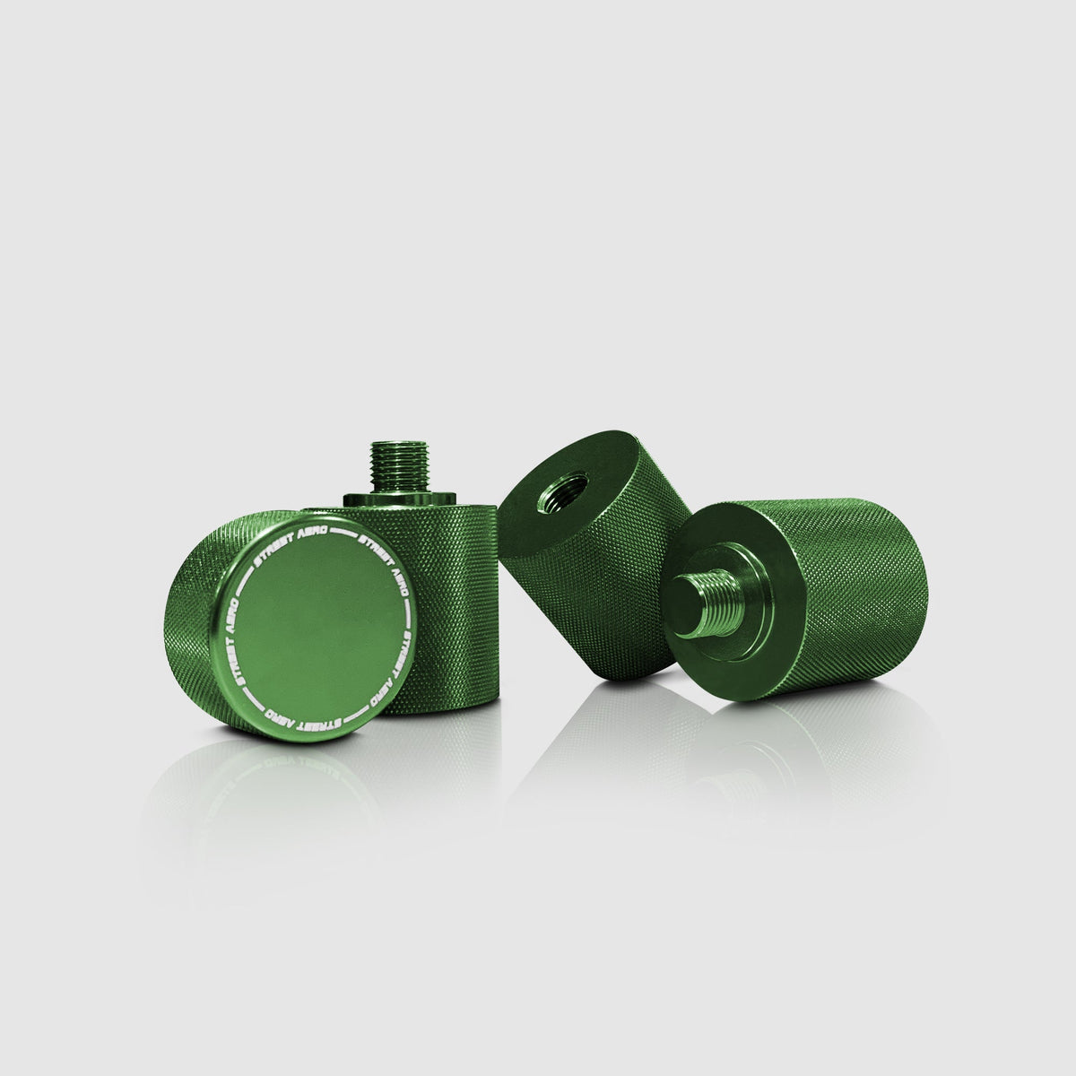 Stackable Billet Shift Knob Green Vehicle Knobs
