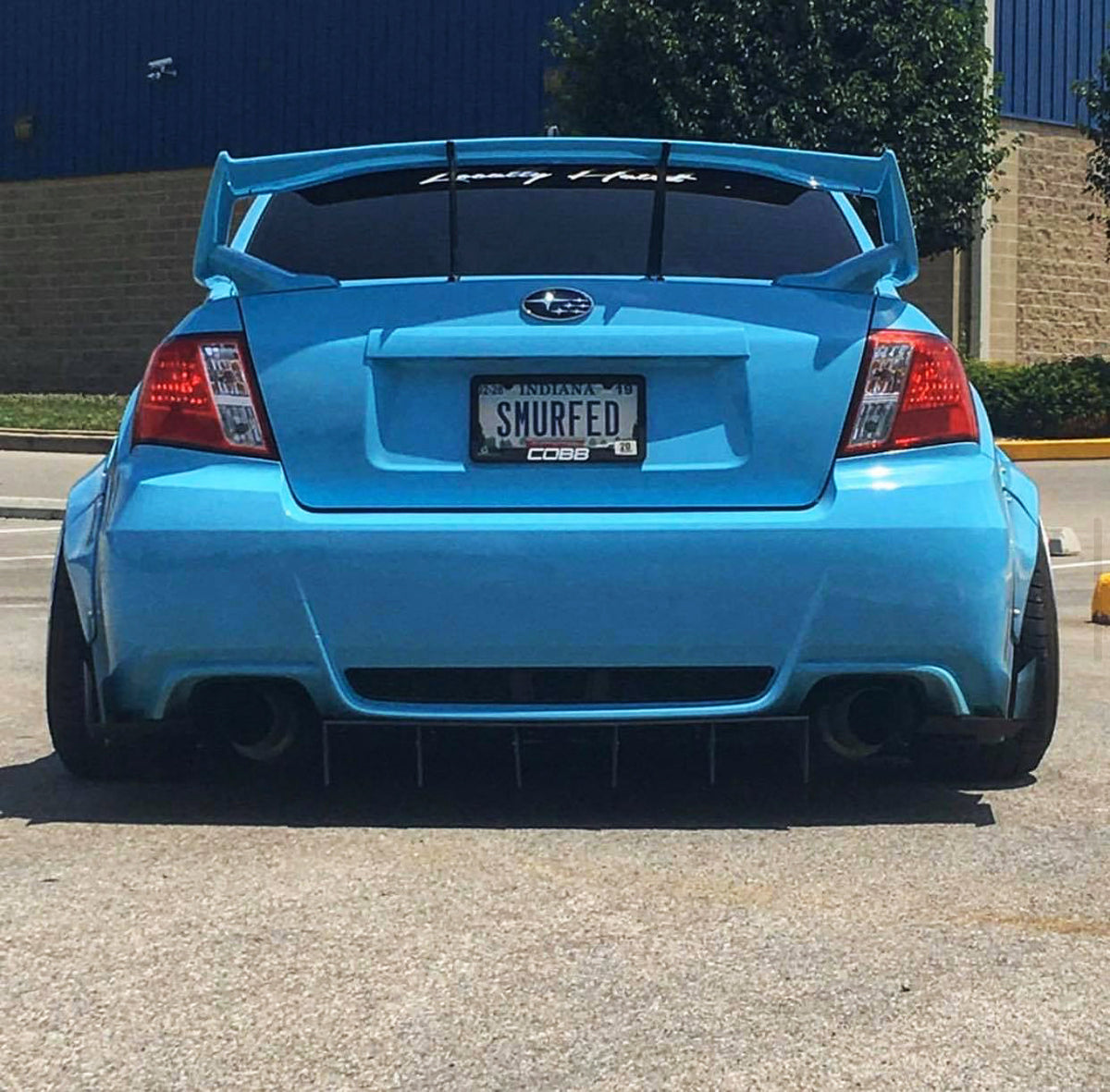 2011-2014 Subaru Wrx Sti Sedan - Classic Edition Rear Diffuser Aero Dynamics