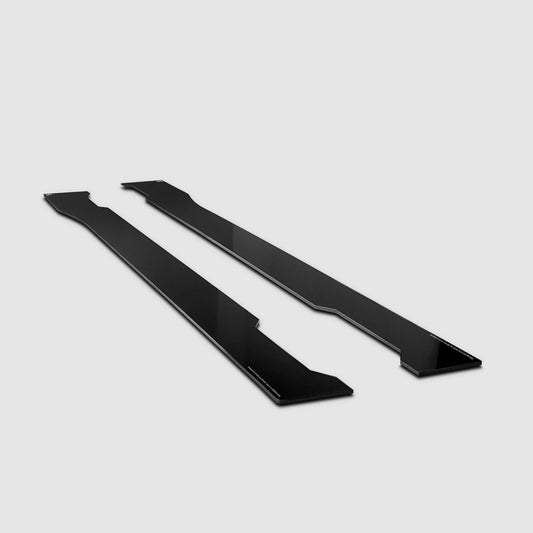 Custom Straight Faded Side Skirt Splitter Set (All Makes And Models) Aerodynamics