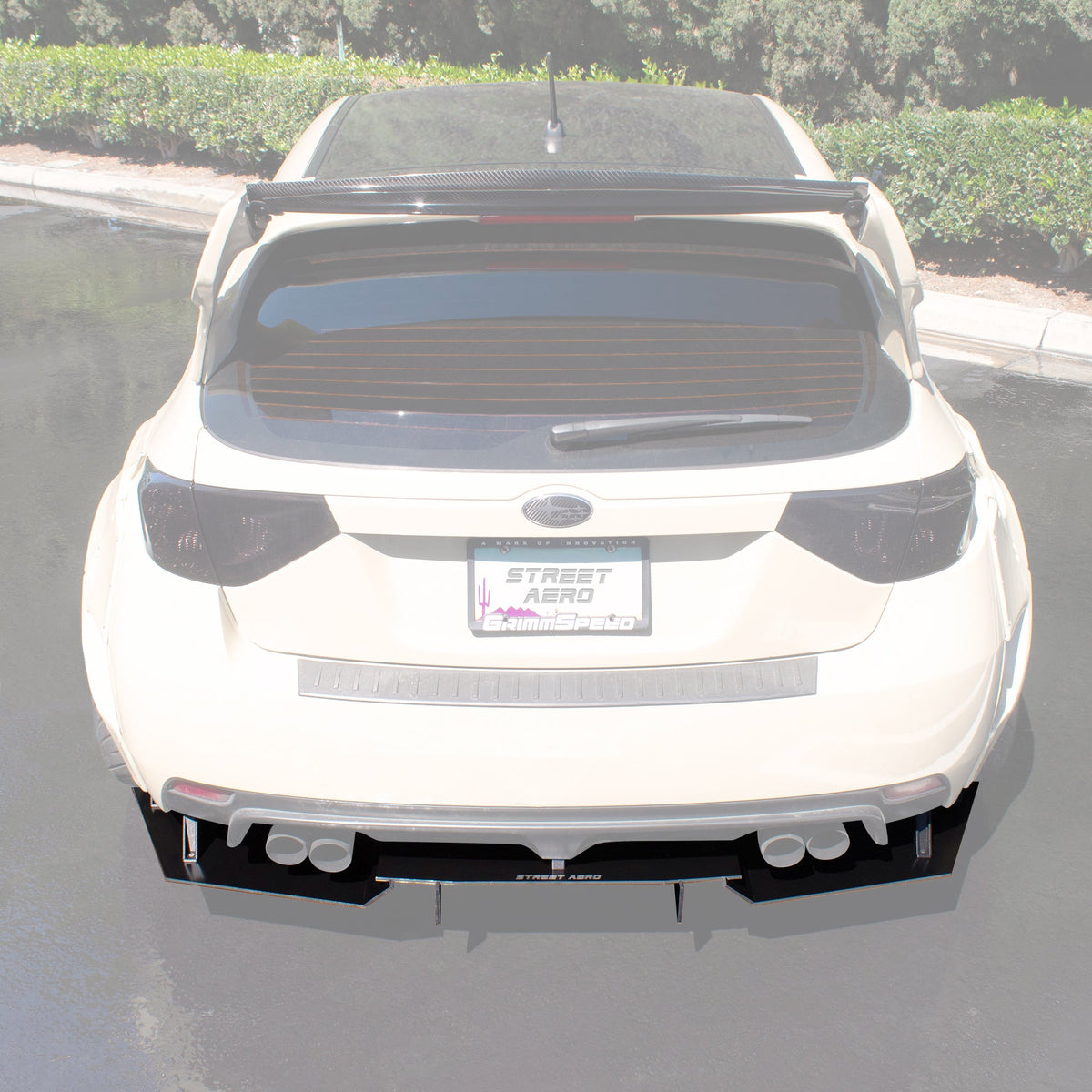 2011-2014 Subaru Impreza Wrx Hatchback - Rear Diffuser Aerodynamics