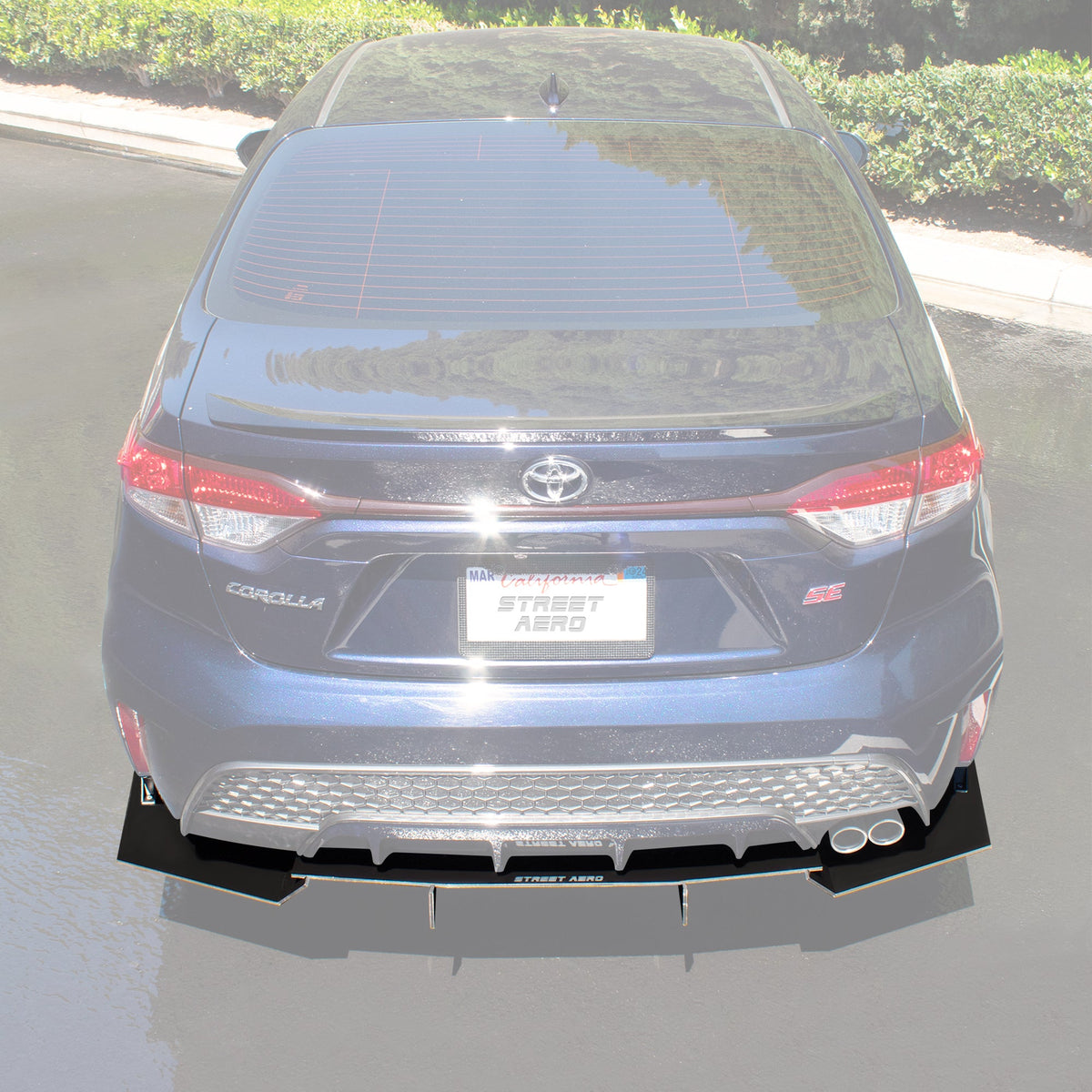2020-2022 Toyota Corolla Se - Rear Diffuser Aerodynamics